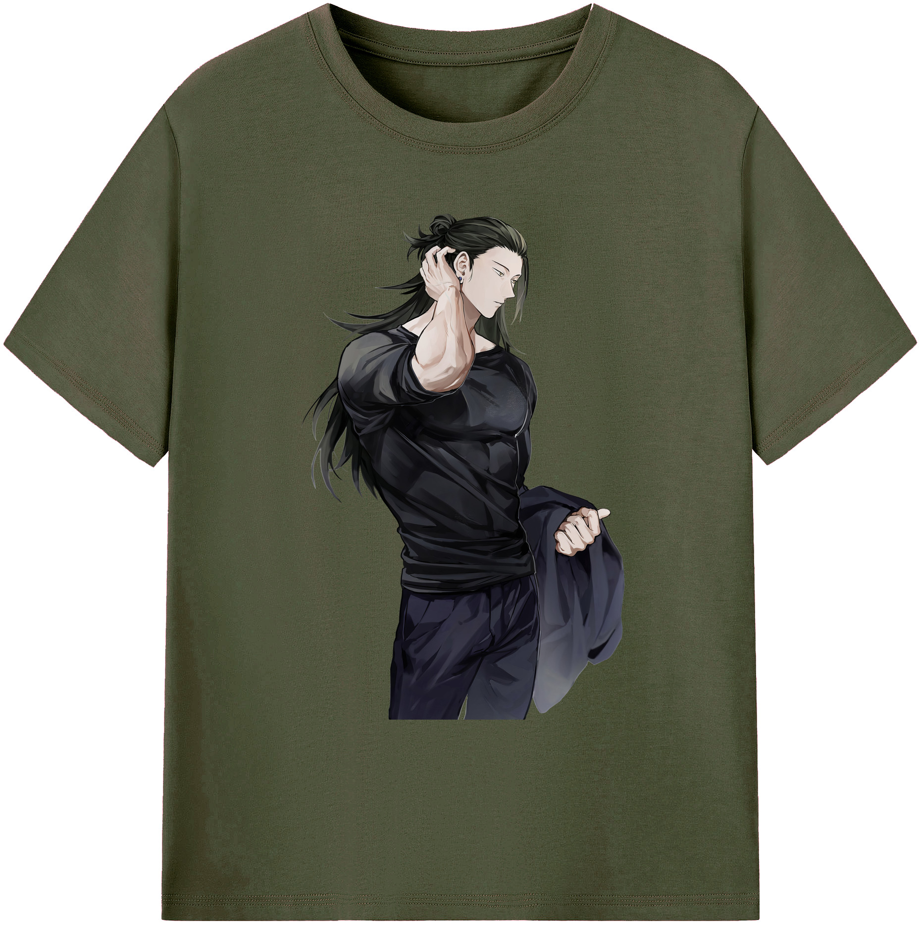 （画像用） 呪術廻戦 Jujutsu Kaisen 綿100％ メンズ半袖Tシャツ｜肌触りやわらか＆通気性